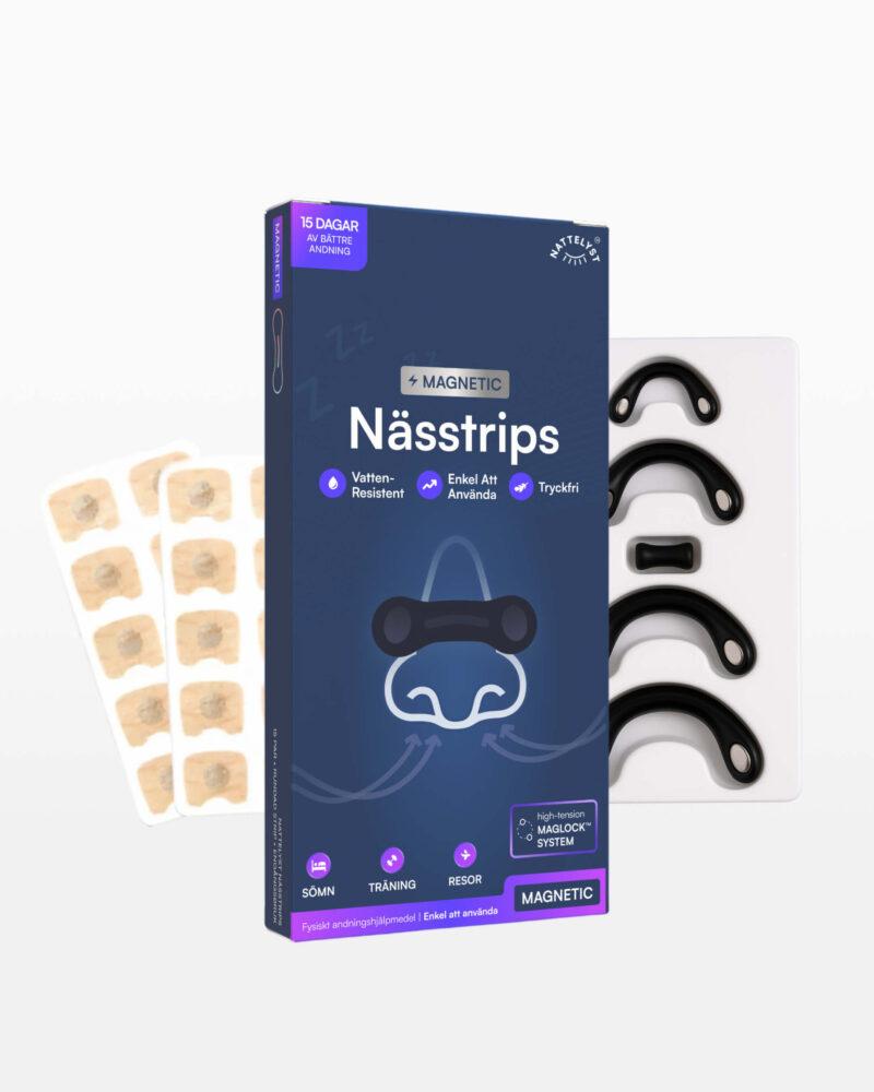 Magnetiska näsremsor från Nattelyst med magnetstickers