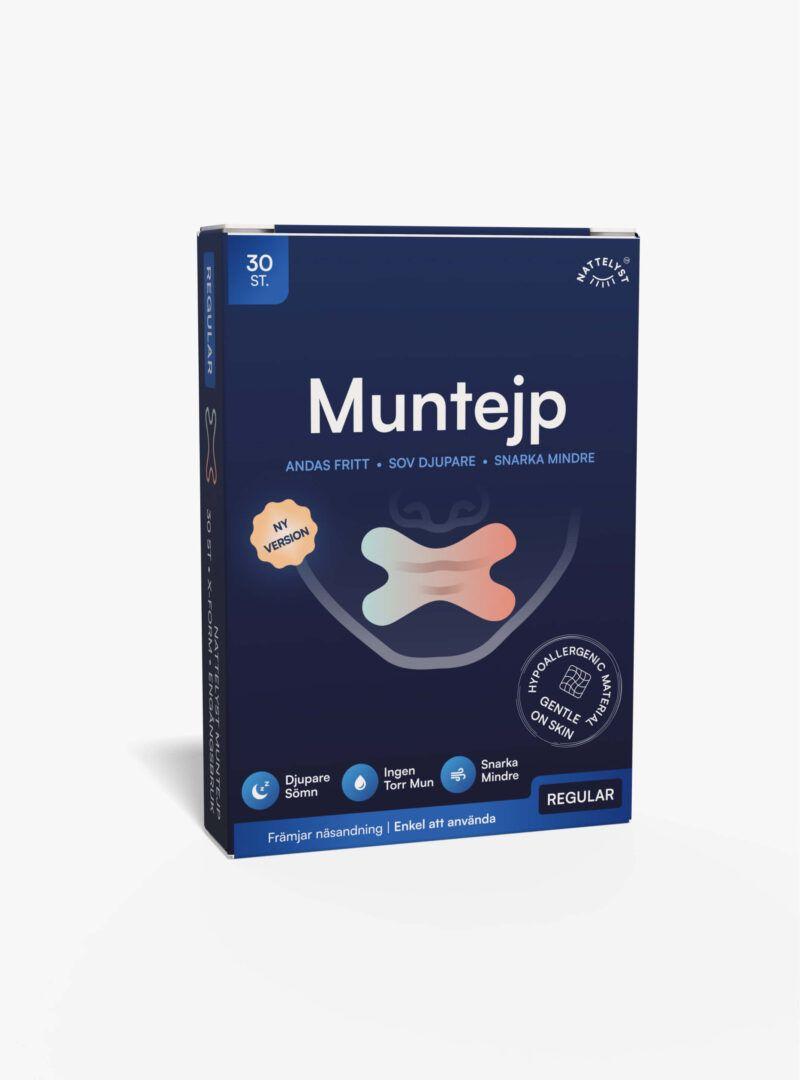 Nattelyst Muntejp, förpackning med 30 remsor muntejp